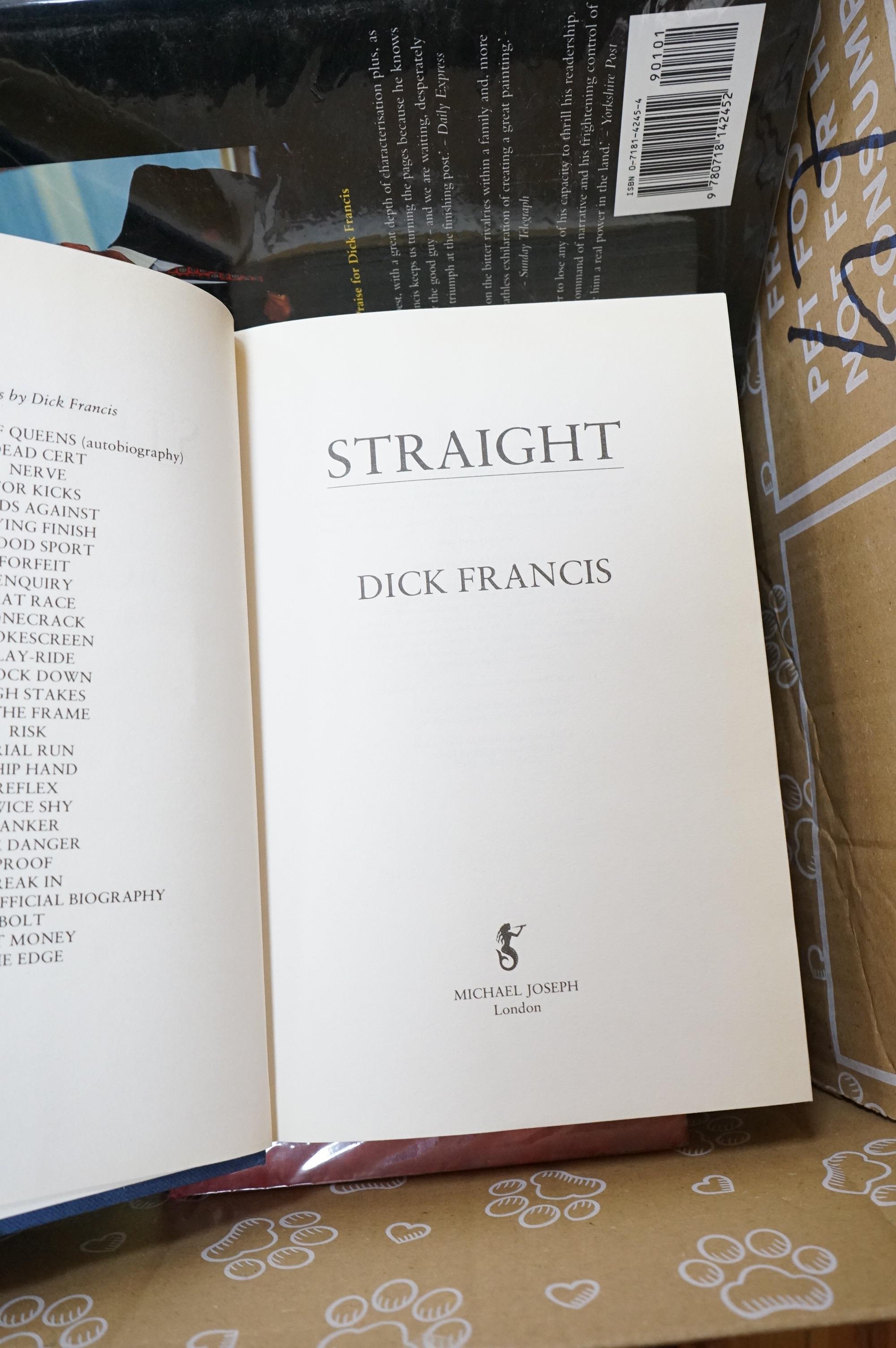 Francis, Dick - First Edition Novels in d/wrappers (3 signed by author) (20). Condition - varies